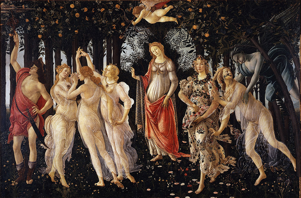 quadro della Primavera di Botticelli