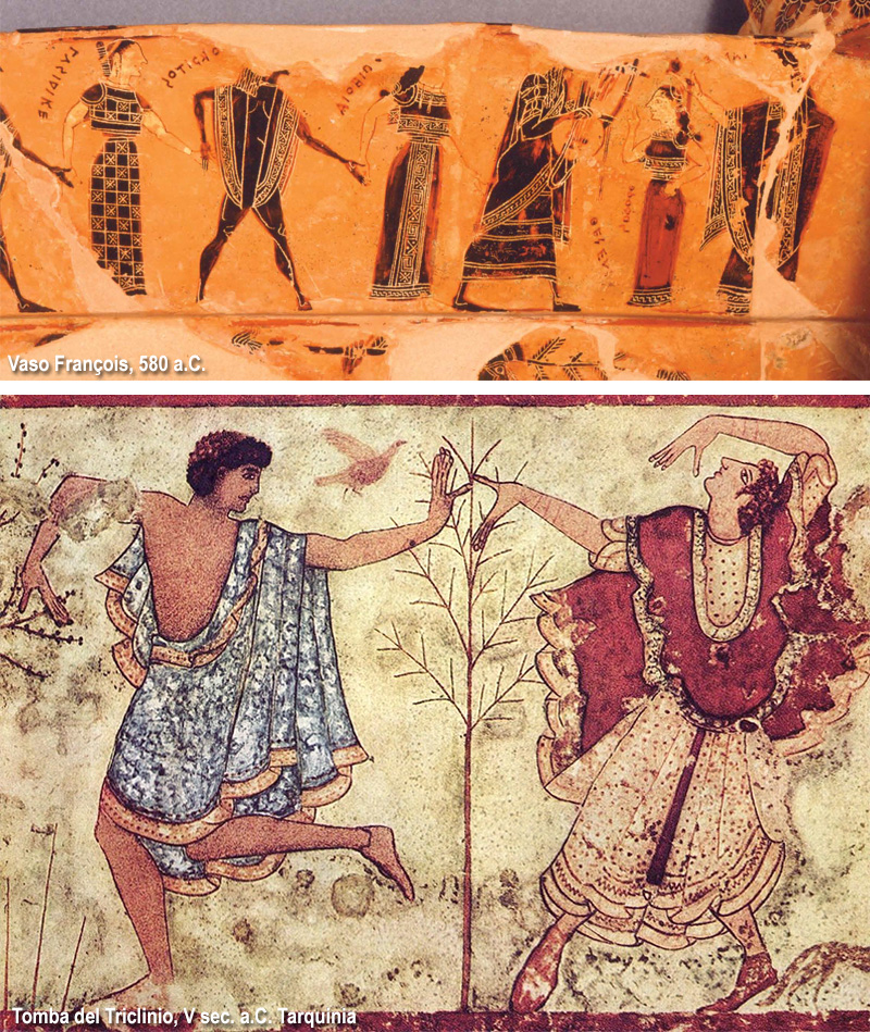 danza greca ed etrusca
