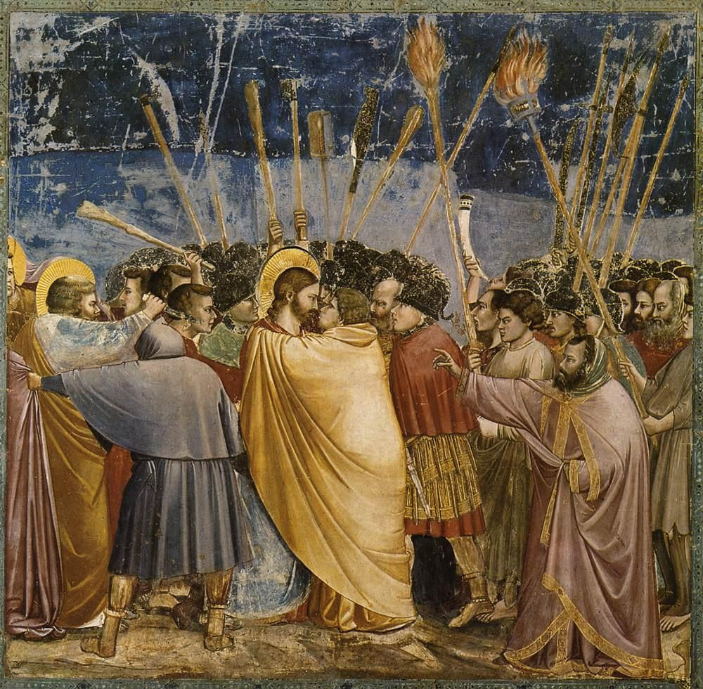 bacio di Giuda di Giotto