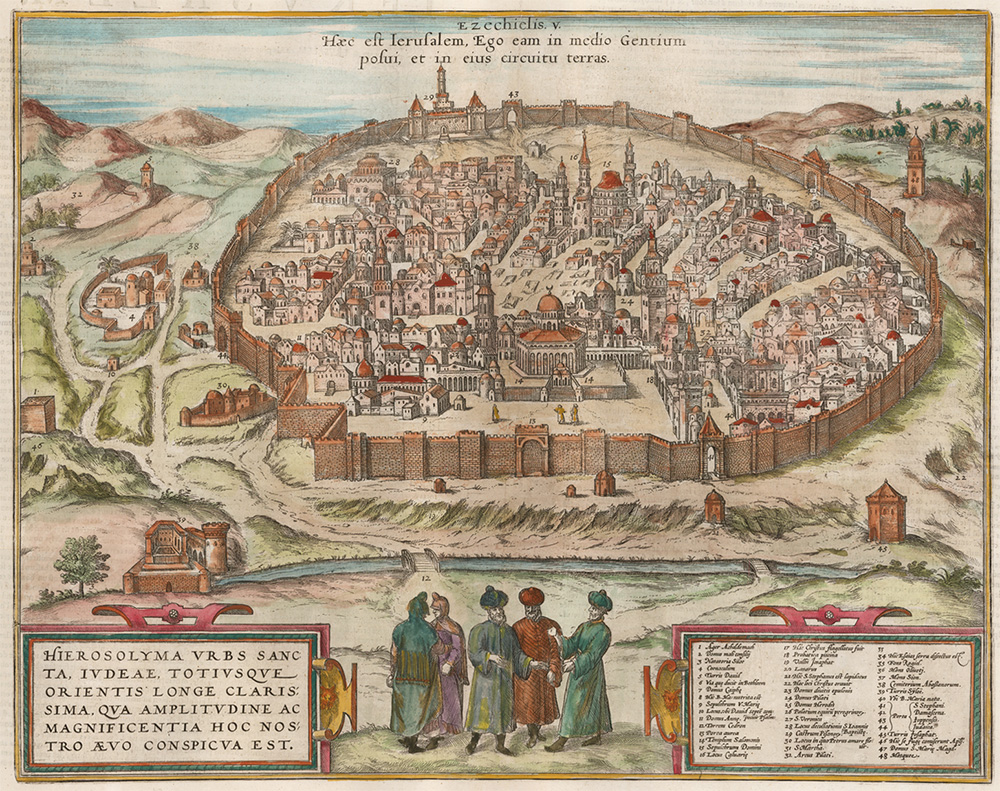 Mappa di Gerusalemme del 1526