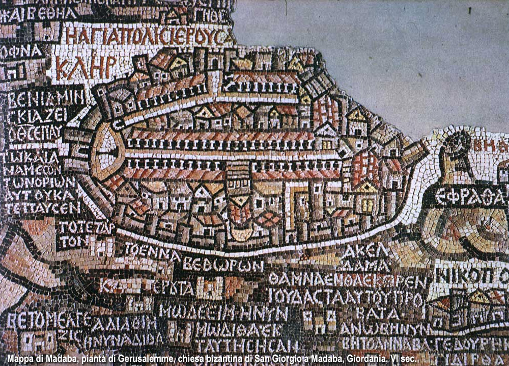 mappa di Gerusalemme