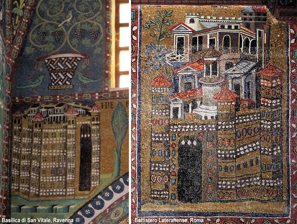 città nei mosaici bizantini