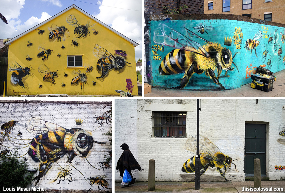 murale salvare le api
