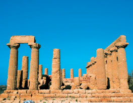 rovine di tempio greco