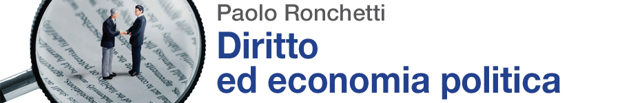 libro1 Paolo Ronchetti, Diritto ed economia politica